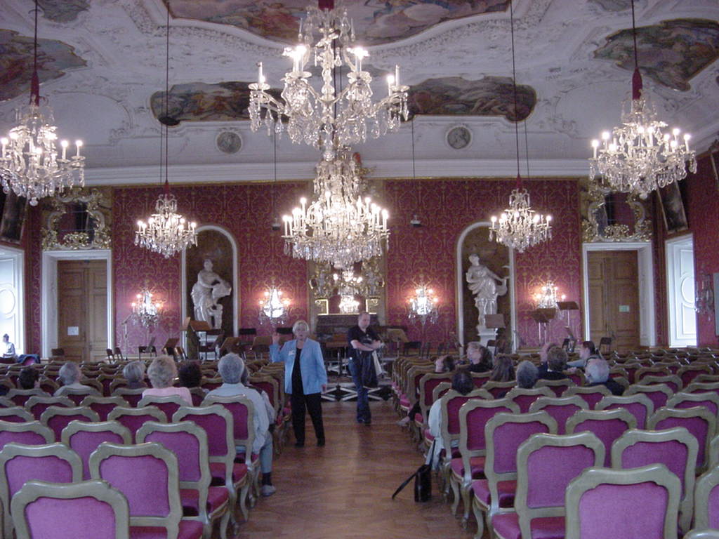The theater room in the city castle.
