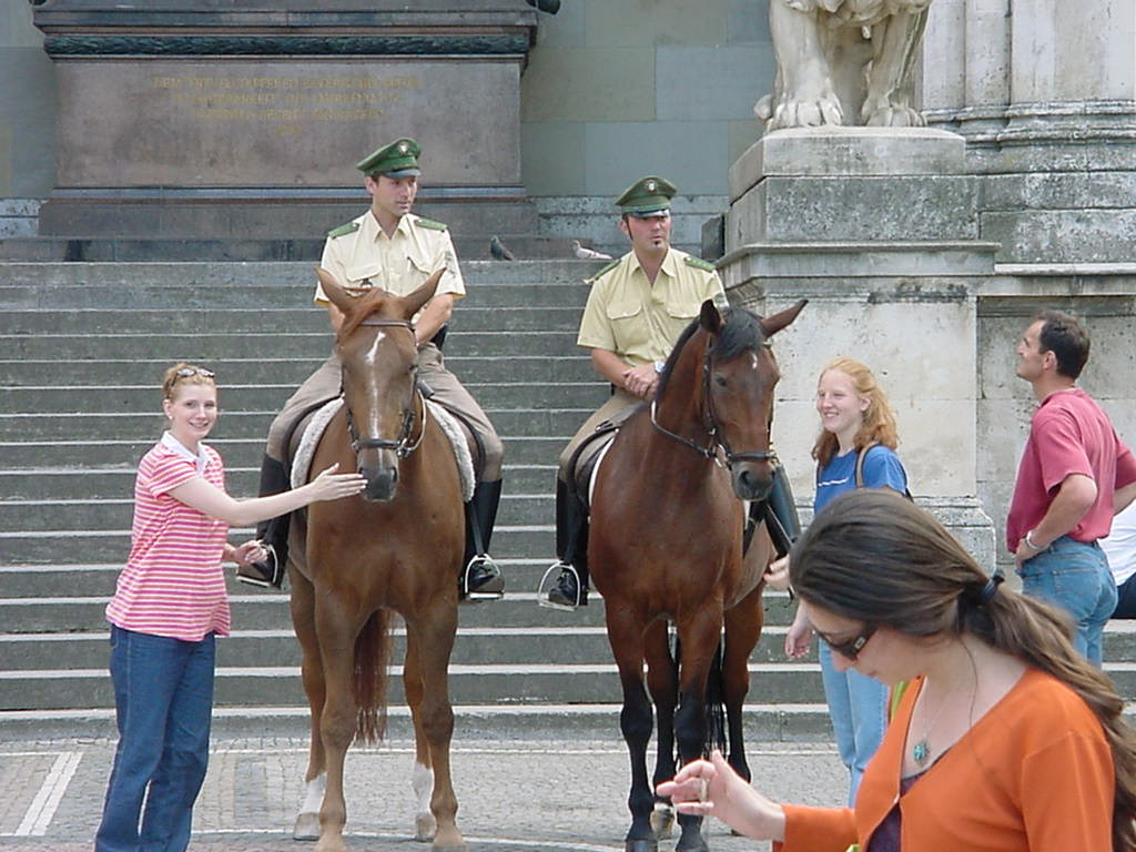 My, what a big horse you have!