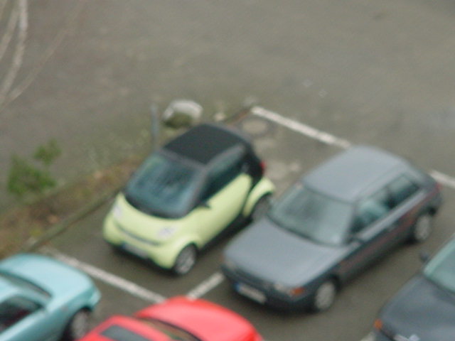 Cars here are ... well different. This is a Smart car. When they pass you on the autobahn you know you're going to slow!!