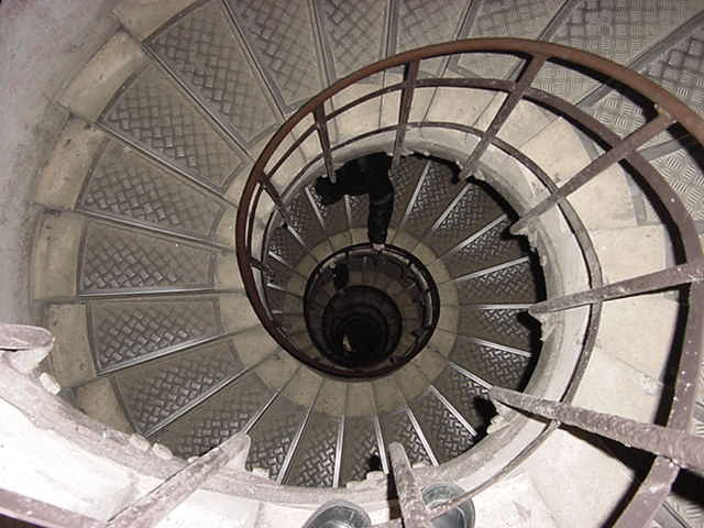 These are part of the 500 stairs we climbed to get to the top of the Arc de Triumph.