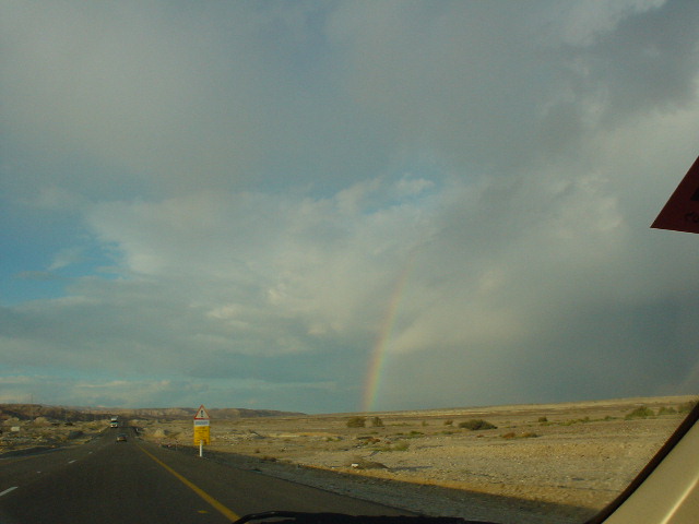 Rainbow in the Arava