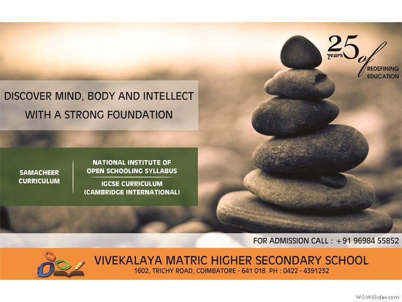 Vivekalaya Advertisement Design