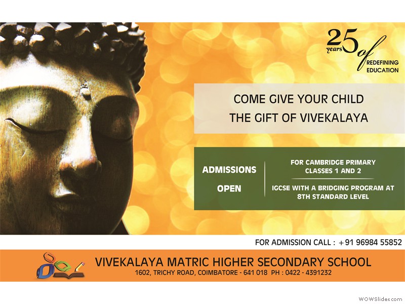 Vivekalaya Advertisement Design