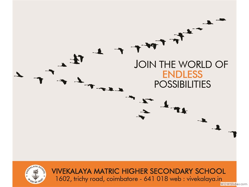 Vivekalaya Advertisement Design