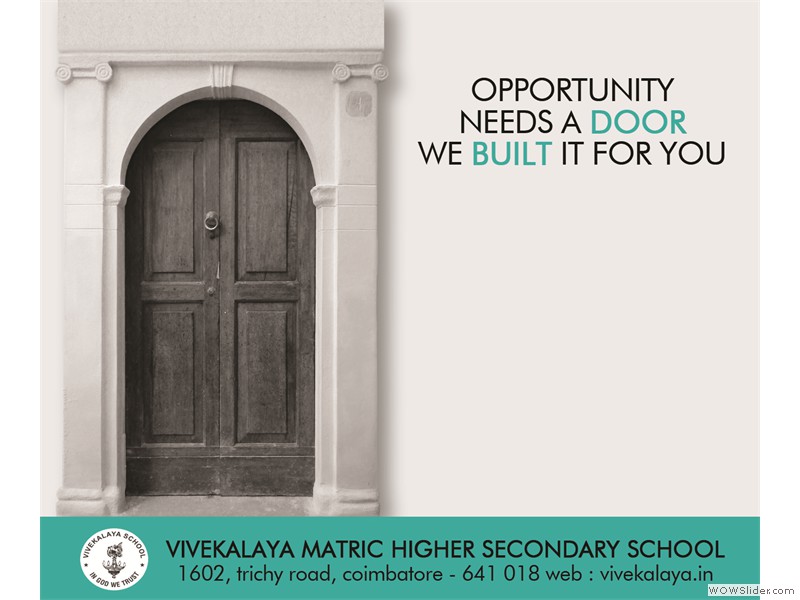 Vivekalaya Advertisement Design