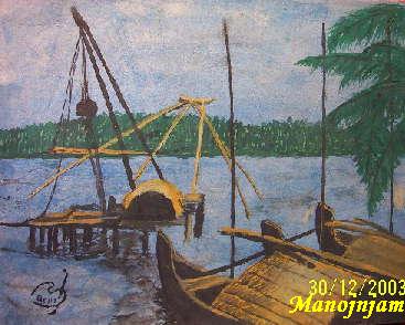 
'Scenic Beauty of Kerala'

One of my Paintings!
