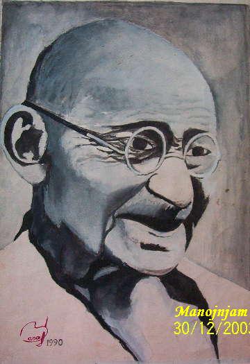 
'Gandhiji'

One of my Paintings!

