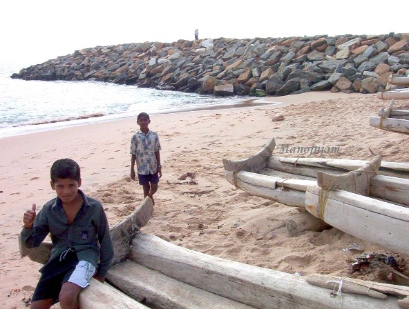  Local children posing in front of my Camera, seen in a festive mood on the eve of Christmas, before everything happened. 