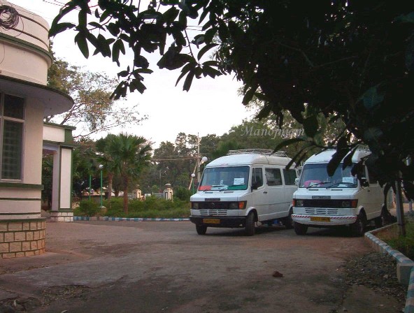  Vehicles in which myself and my colleagues travelled to Colachel. 
