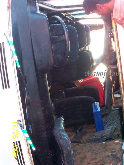  We lost most of our equipment from the Vehicle.