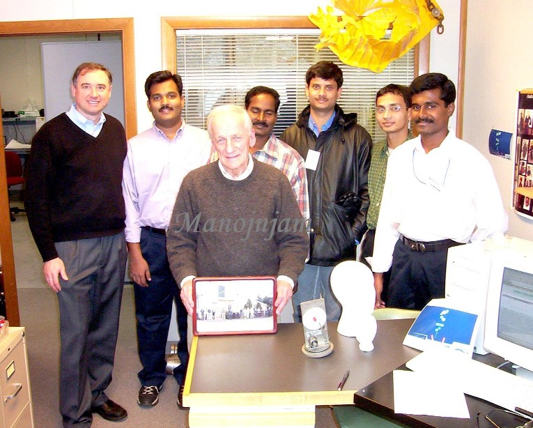  With the founder of the Benthos Inc