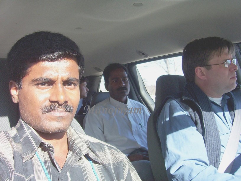  Inside a Dodge.