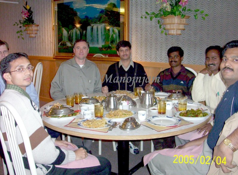  At a dinner by Benthos Inc
