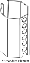 5 inch Standard Element
