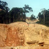 cutting and levelling the hill