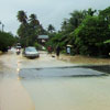 town under water