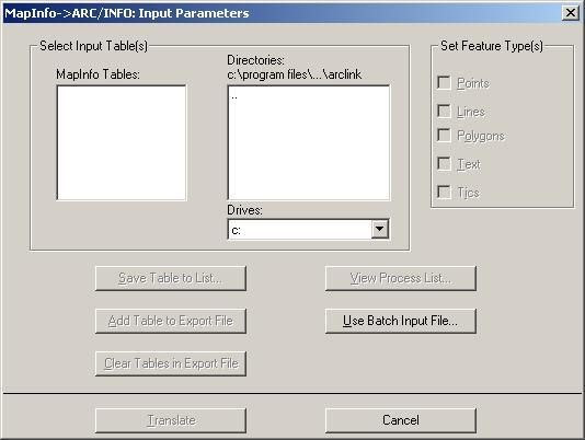 MapInfo to ArcGIS