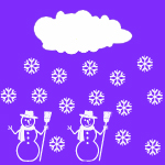 snowing