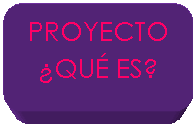 Rect�ngulo redondeado: PROYECTO �QU� ES?