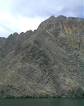 Twisted rock formations