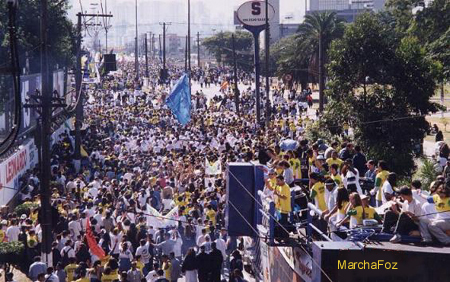 Marcha em S&atilde;o Paulo