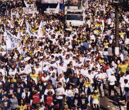Marcha em S&atilde;o Paulo