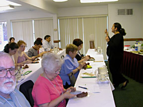 Yvonne Duque teaches Mask Making