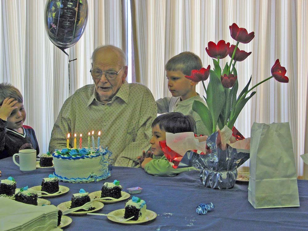 Hans's 90th birthday party