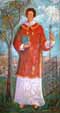 S�o Louren�o M�rtir, pintura de marco Aur�lio Rodrigues Dias.