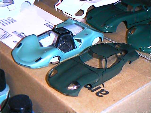 Mantis and 1800 during painting