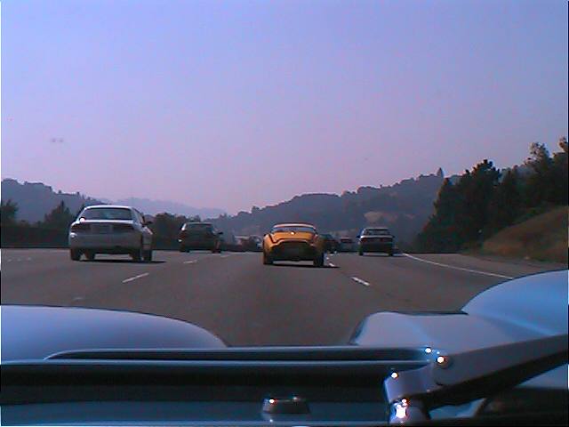 Mark Petrinovich heads away from us, in Don's RHD car.