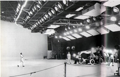 See that small glowing spec on the bottom right? That's Carol I think in the outfit she was in when she was dancing in the scene for the animators