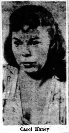 Carol in a particularly serious moment- a picture from the NYT review of 'a Loss of Roses'- the critics were not pleased.