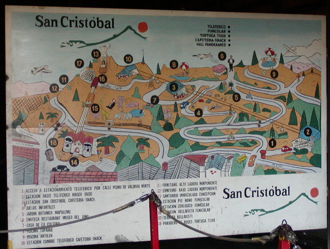 diagram of San Crist�bal 