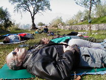 final relaxation at Yoga in the park