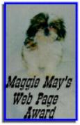 Maggie May Pet Page Award