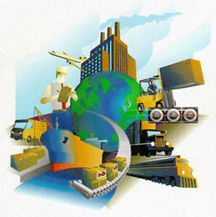 International intermodal transportation: By Land (TIF, TIR, Full Load, Grouping); By Sea (FCL, LCL); By Air (direct, consolidated)