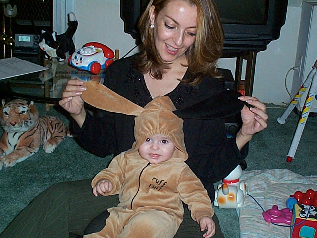These are Victoria Solenne and I.&nbsp; Halloween 2000.&nbsp; Our baby's first halloween.&nbsp; She was 6 months and a half.