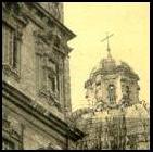 Toren en koepel basiliek, circa 1940.