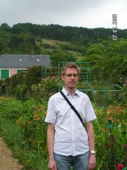 Tomas in Monets Garten