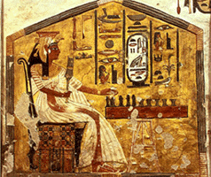 (Picture of An Egyptian Woman Playing Senet)