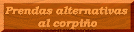 Prendas alternativas al corpi�o