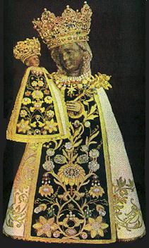The statue of Our Lady of Altoetting