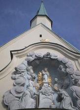 Gable of the chapel