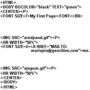 First code