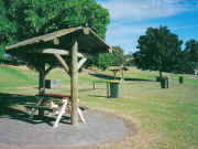 Picnic tables, Canning Reserve Avondale Heights