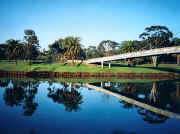 Afton Street footbridge, Maribyrnong River, Essendon