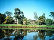 Houses on west bank of Maribyrnong River, Maribyrnong