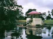 Rotunda and lake, Maribyrnong Park Essendon
