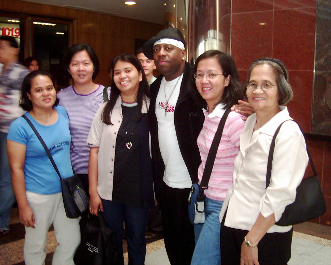 Ate Cora, Malou, Ate Onie, Maricar, Mommy